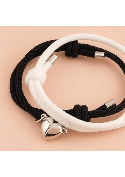 Adet Manyetik Çift Bilezikleri Kadın Erkek, Güneş ve Ay Cazibe Eşleşen Bilezik Sevgilisi Erkek Arkadaşı Için Hediyeler Kız Arkadaşı En Iyi Arkadaş (Yurt Dışından) fırsatları