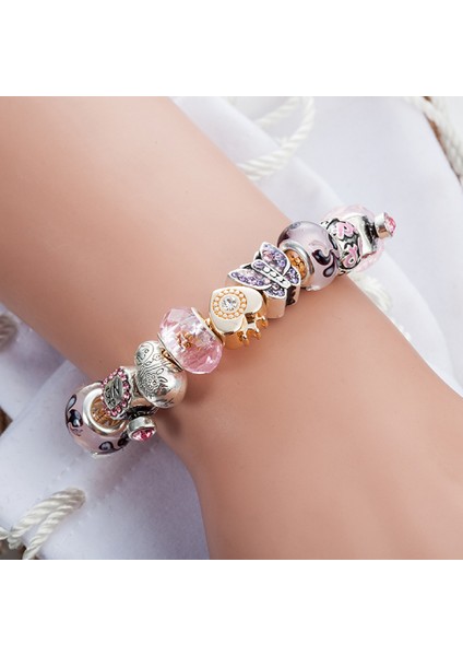 Kadın Charm Bileklik, Kristal Boncuklu Yılan Kemik Zinciri, Hazine Kutusu Toka Bileklik, Çoğu Bileğe Uygun, Kadınlar Için En Iyi Tatil Hediyeleri (Boyut: 18CM) (Yurt Dışından) fiyatları