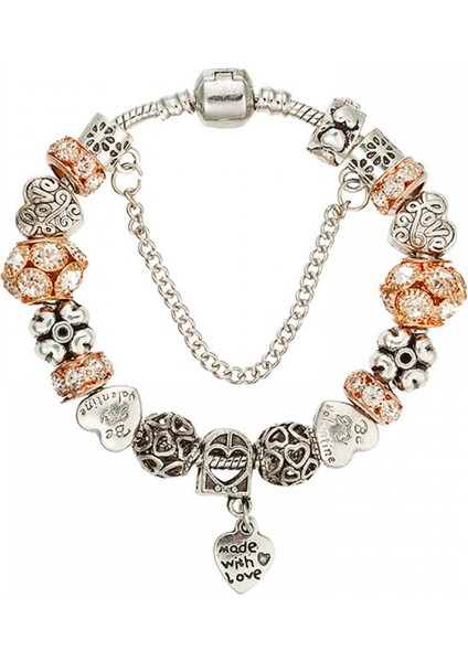 Kadın Charm Bileklik, Kristal Boncuklu Yılan Kemik Zinciri, Hazine Kutusu Toka Bileklik, Çoğu Bileğe Uyum, Kadınlar Için En Iyi Tatil Hediyeleri (Yurt Dışından)