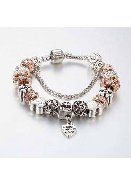 Kadın Charm Bileklik, Kristal Boncuklu Yılan Kemik Zinciri, Hazine Kutusu Toka Bileklik, Çoğu Bileğe Uyum, Kadınlar Için En Iyi Tatil Hediyeleri (Yurt Dışından) modelleri