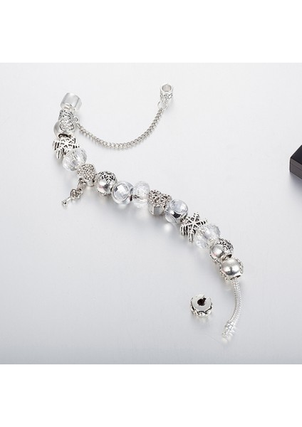 Kadınlar Charm Yılan Kemik Zinciri, Kar Tanesi Anahtar Kolye Boncuklu Anahtarlık, Çoğu Bileğe Uyuyor, Kadınlar Için En Iyi Noel Hediyesi (Boyut: 18CM) (Yurt Dışından) fiyatları