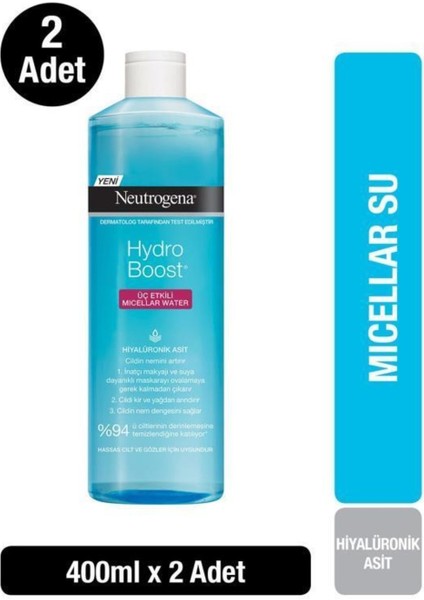 Hydro Boost Micellar Water 400 ml X2