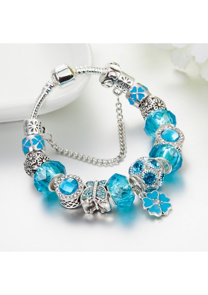 Kadın Charm Bileklik, Çiçek Kolye Pembe Kelebek Kristal Boncuklu Yılan Kemik Zinciri, Çoğu Bileğe Uyuyor, Kadınlar Için En Iyi Tatil Hediyesi (Boyut: 17CM) (Yurt Dışından) fiyatları