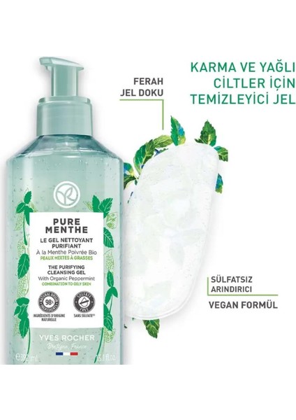 Yves Rocher Pure Menthe Derinlemesine - Prebiyotikli Yüz Yıkama