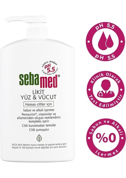 Ruya Likit Yüz & Vücut Temizleme Jeli 1000ML modelleri