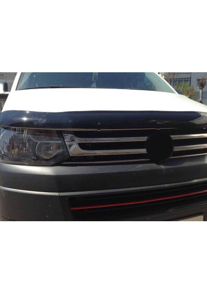 Vw Transporter T5 Ön Kaput Koruyucu Rüzgarlığı Abs Plastik Piano Black 2009-2014 Yıllarına Uyumlu fırsatları