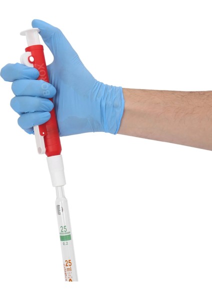 Pipet Pompası 25 mL - Pipet Puarı - Pi Pump - Kırmızı
