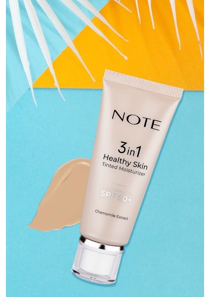 3 In 1 Healthy Skin Tinted Moisturizer Renk Ton Eşitleyici 50 Spf+ Aydınlatıcı Krem