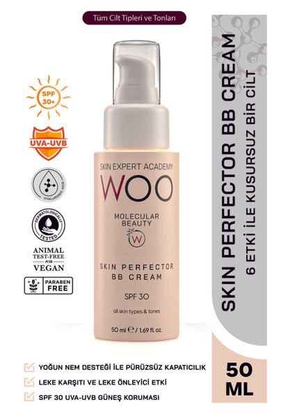 Skin Perfector Cilt Kusursuzlaştıcı, Ton Eşitleyici Kapatıcı Spf 30 Güneş K