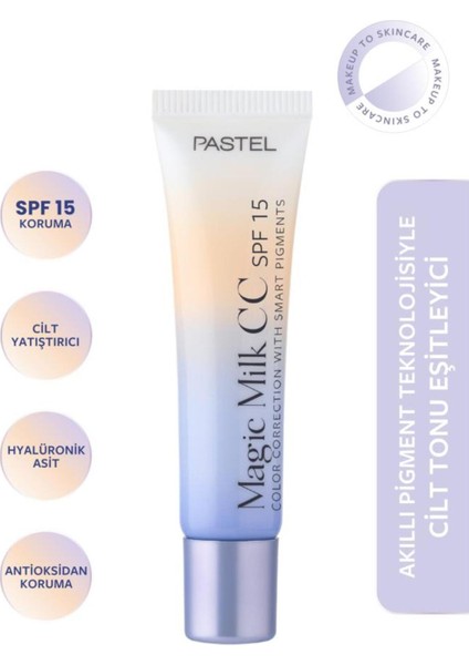 Magic Milk Spf 15CC With Smart Pigments 50-Light Medium