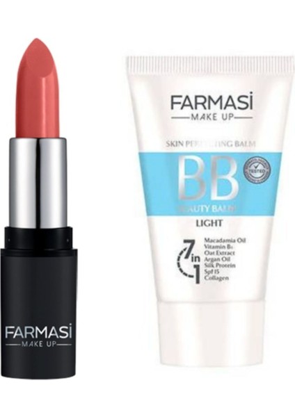 Bb Krem Açık+Mat Ruj Matte Lipstick No 14