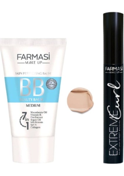 Bb Krem Orta 50 ml 03 & Extreme Curl Maskara 14 ml