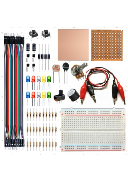 Set1 Breadboard Temel Elektronik Eğitim Seti