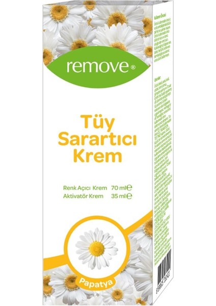 Tüy Sarartıcı Krem 70 ml + 35 ml