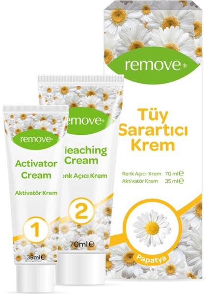 Tüy Sarartıcı Krem 70 ml + 35 ml