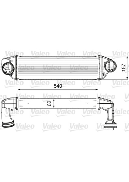 Turbo Radyatoru Bmw N47 M57N2 E83 05 11-Valeo 818642-17513453726