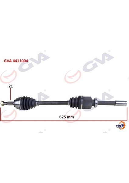 4411004 Komple Aks Sağ Megane Iı 1.6 16V 03-08 804MM Auto. Renault - Dacıa