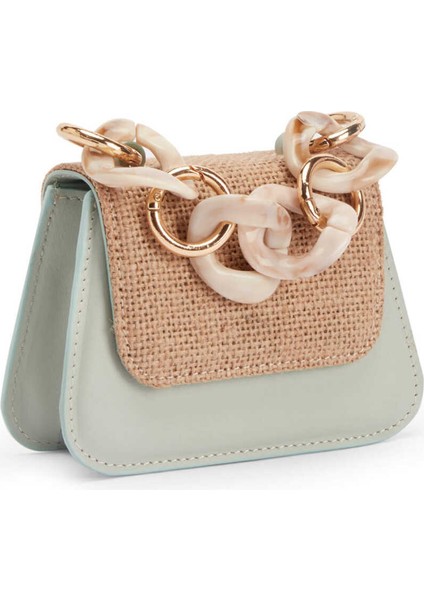 Hasır Detaylı Mini Çanta Standart Renk Y2181910_089 modelleri
