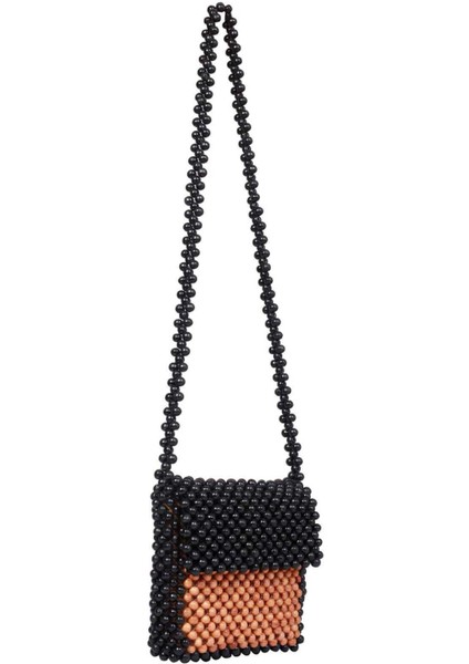 Boncuk Aksesuarlı Desenli Çanta Standart Renk Y2281205_089 fırsatları