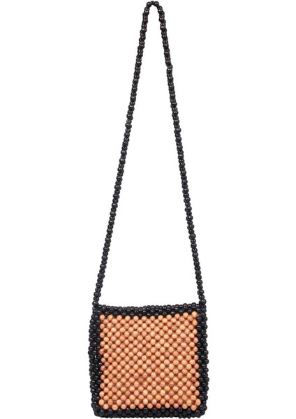 Boncuk Aksesuarlı Desenli Çanta Standart Renk Y2281205_089 indirimleri