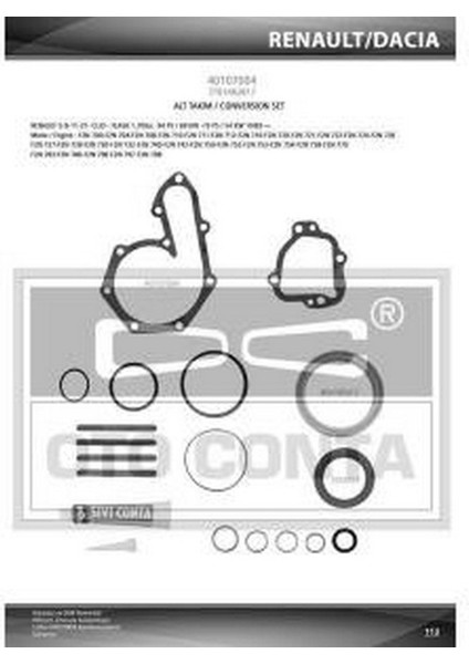 Otoconta 40107252 Karbüratör Conta Tk Solex Flash R11 Renault - Dacıa