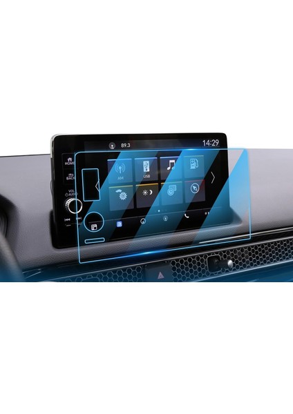 Honda Zr-V Hibrit 9 Inç Multimedya Mat Ekran Koruyucu 2023 modelleri