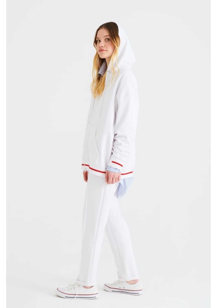 Kapüşonlu Kadın Sweatshirt Beyaz Y2259101_002 modelleri