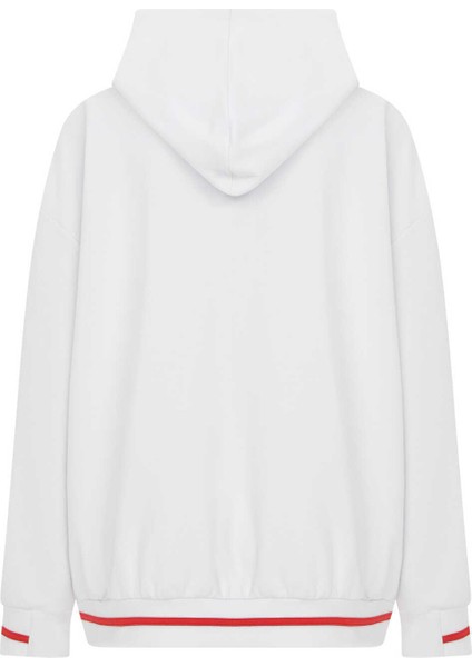 Kapüşonlu Kadın Sweatshirt Beyaz Y2259101_002 indirimleri