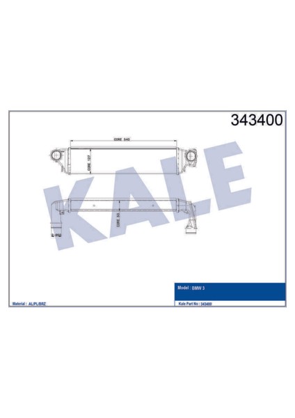 Turbo Radyatoru Bmw E46 M47 M57 9903