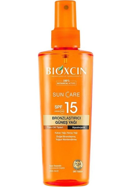 Sun Care Bronzlaştırıcı Yağ SPF15 200 ml