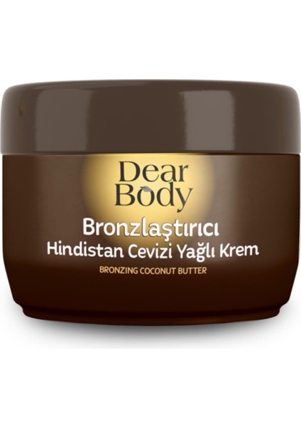 Dear Body Bronzlaştırıcı Hindistan Cevizi Yağlı Krem Vitamin E 200 ml