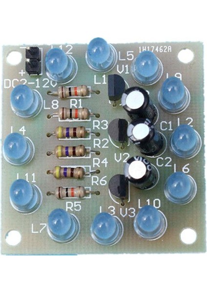 Diy Kiti Elektronik LED Devre Kartı Kitleri LED Işık Elektronik Bileşenler Imalat Diy Kiti Yedek Parça Öğrenci Laboratuvarı (Yurt Dışından)