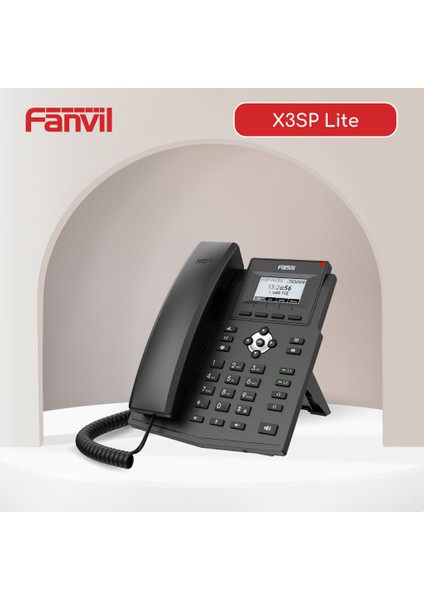 X3SP Lite IP Masaüstü Telefon (PoE)