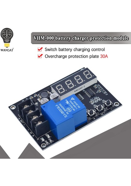 VHM-000 Cnc Şarj Kontrol Modülü Dc 6-60V Depolama Lityum Şarj Koruma Levhası Için 12V 24V 48V XH-M600 (Yurt Dışından)