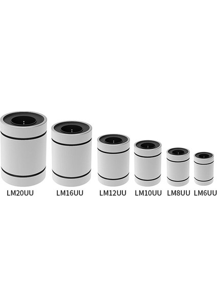 10 Adet/grup LM8UU Cnc Lineer Bilyalı Rulmanlar LM10UU LM16UU LM6UU LM12UU LM20UU 8mm Çubuklar Astar Ray Lineer Mil Parçaları (Yurt Dışından)
