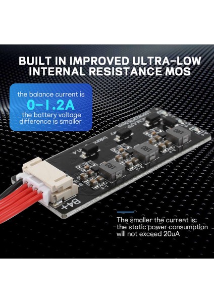 4s Li-Ion Lipo Lifepo4 Lfp Pil Aktif Ekolayzer Dengeleyici Bms 1.2A Denge Enerji Transfer Kartı (Yurt Dışından)