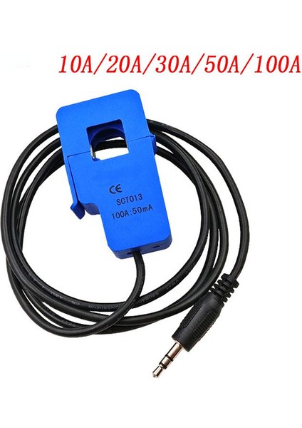 SCT-013-000 10A 20A 30A 50A 60A 100A Non-Invazif Bölünmüş Çekirdek Akım Trafosu Ac Akım Sensörü (Yurt Dışından)