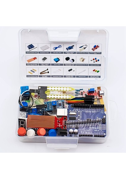 Arduino Uno R3 Dıy Kiti Kondansatör/köprü/breadboard Başlangıç Kiti Için (Yurt Dışından)