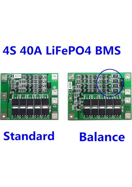 4s 40A Aktif Geliştirilmiş Dengeleyici 18650 Lifepo4 Lityum Kart (Yurt Dışından) indirimleri