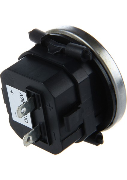 Saat Ölçer 6 Ila 80 Volt Dc - Yuvarlak Galaktik Trim Halkası (Yurt Dışından)