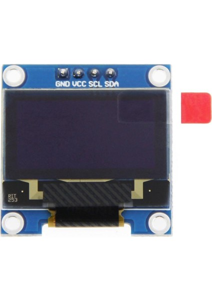 0.96 Inç Iıc I2C Seri Gnd 128X64 OLED LCD LED Ekran Modülü SSD1306 Arduino Kiti Için Mavi Ekran - Gösterildiği Gibi (Yurt Dışından)