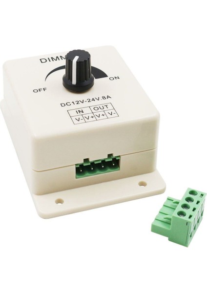 LED Dimmer Anahtarı Dc 12V 24V 8A Ayarlanabilir Parlaklık Lamba Ampul Şerit Sürücü Tek Renkli Işık Güç Kaynağı Denetleyicisi (Yurt Dışından) fırsatları
