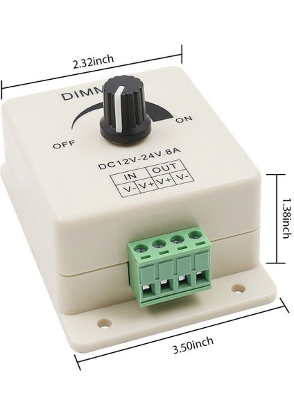 LED Dimmer Anahtarı Dc 12V 24V 8A Ayarlanabilir Parlaklık Lamba Ampul Şerit Sürücü Tek Renkli Işık Güç Kaynağı Denetleyicisi (Yurt Dışından) indirimleri