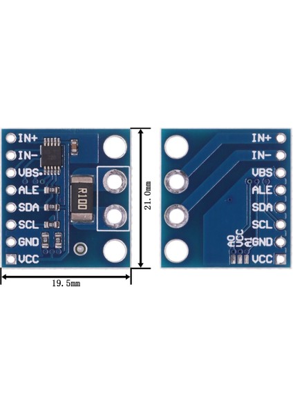 INA226 INA231 Gerilim Akım Güç Monitörü Alarm Fonksiyonu 36V Çift Yönlü I2C (Yurt Dışından)