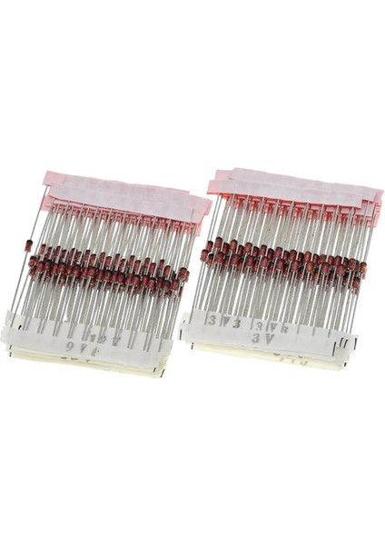 250PCS 1W Zener Diyot Karışık Kit 3V-33V, 25 Değer Karışık Set (Yurt Dışından) fırsatları