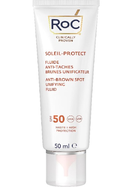 Soleil-Protect Anti-Brown Spot Leke Karşıtı Güneş Bakım Kremi SPF50 50ML modelleri