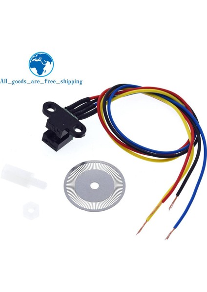 Fotoelektrik Hız Sensörü Kodlayıcı Kodlu Disk Kod Tekerleği Freescale Akıllı Araba 5 V Arduino Dıy Için (Yurt Dışından)