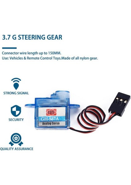 Ma Yeni Mikro 3.7g Mini Servo Kontrol Aeromodelling Uçak Uçuş Yönü Için (Yurt Dışından) modelleri