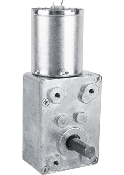 1 Adet DC12V 100 Rpm Sonsuz Dişli Motor Geri Dönüşümlü Yüksek Tork Turbo Dişli Motor Metal Redüktör Şanzıman (Yurt Dışından)