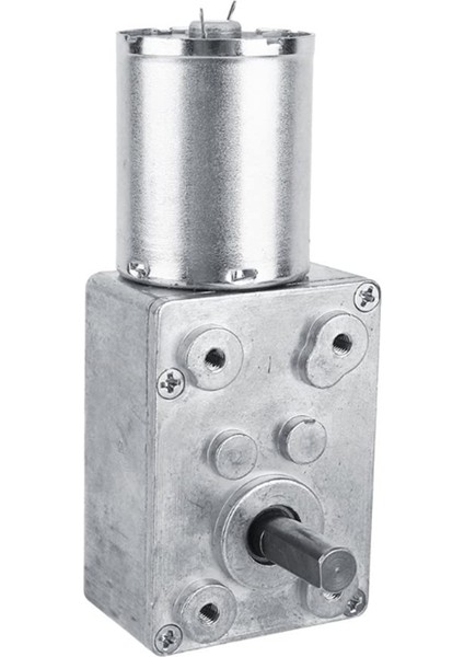 1 Adet DC12V 100 Rpm Sonsuz Dişli Motor Geri Dönüşümlü Yüksek Tork Turbo Dişli Motor Metal Redüktör Şanzıman (Yurt Dışından)
